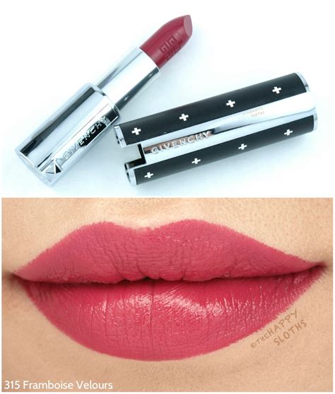 givenchy le rouge 315 swatches|givenchy raspberry pink le rouge.